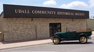 The outside of the Udall Community Historical Society building